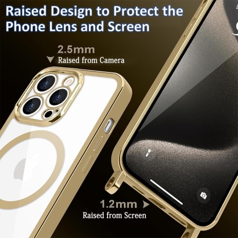 CaseLover Magnetyczne etui na telefon komórkowy iPhone 15 Pro Max