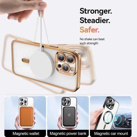 CaseLover Magnetyczne etui na telefon komórkowy iPhone 15 Pro Max