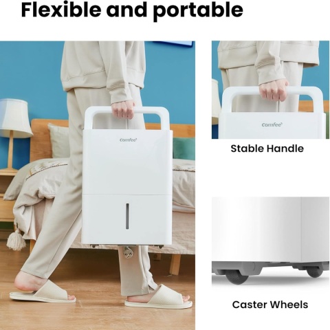 Comfee Mddn-10Den7 Osuszacz, Biały, 10 l/24 h