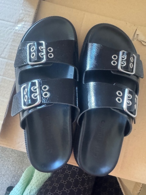 Copenhagen klapki Suede Suede 39 damskie kolor czarny CPH796