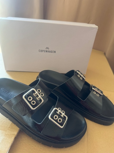 Copenhagen klapki Suede Suede 39 damskie kolor czarny CPH796