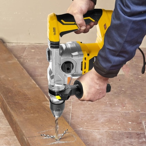 ENVENTOR Wiertarka udarowa SDS-Plus, 1500W 4-funkcyjny walizka