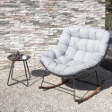 Fotel Bujany WYGODNY Ogrodowy Balkonowy miękki RONDA