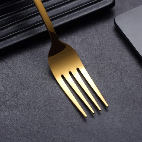 HOMQUEN 30-częściowy zestaw sztućców ze stali nierdzewnej, dla 6 osób