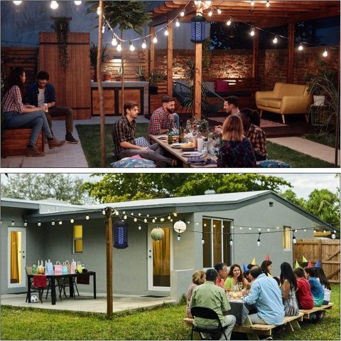 HappiHause Elektryczna pułapka na owady, 4200 V, 18 W, światło UV