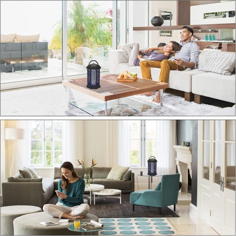 HappiHause Elektryczna pułapka na owady, 4200 V, 18 W, światło UV