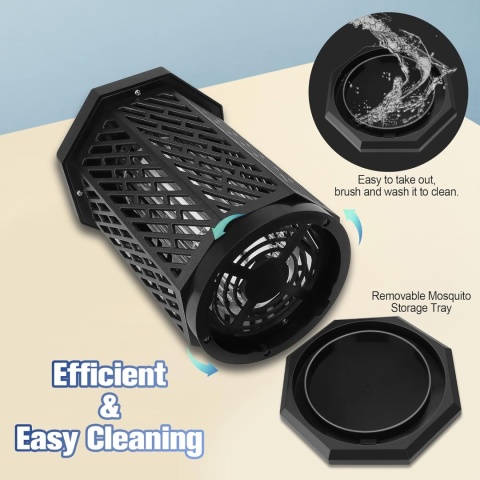 HappiHause Elektryczna pułapka na owady, 4200 V, 18 W, światło UV