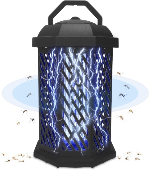 HappiHause Elektryczna pułapka na owady, 4200 V, 18 W, światło UV