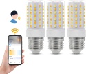 I-SHUNFA Żarówka LED Smart E27 7W, 800 lm, AC 2700 K – 6500 K, Alexa