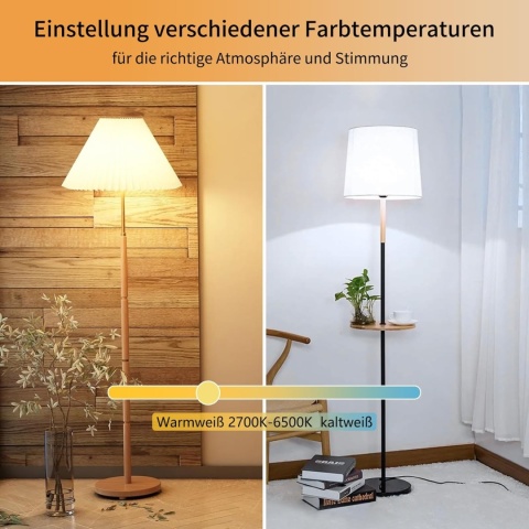 I-SHUNFA Żarówka Smart E14 Alexa Wi-Fi, żarówka LED E14, ściemnianie