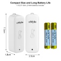 Inteligentny czujnik temperatury eMylo Zigbee Tuya alarm Alexa 2 szt