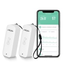 Inteligentny czujnik temperatury eMylo Zigbee Tuya alarm Alexa 2 szt