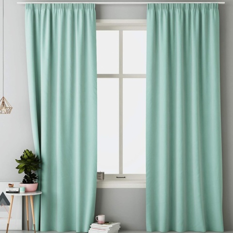 JEMIDI zasłona zaciemniajaca 140x250cm 2szt z taśmą marszczącą