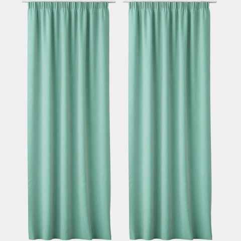 JEMIDI zasłona zaciemniajaca 140x250cm 2szt z taśmą marszczącą