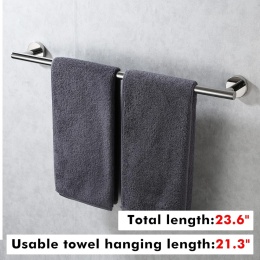 KES Uchwyt na ręczniki stal nierdzewna 60 cm