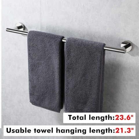 KES Uchwyt na ręczniki stal nierdzewna 60 cm