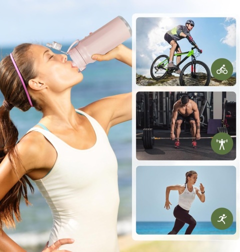 Longiang Butelka termiczna ze stali nierdzewnej, 750 ml termos bez BPA