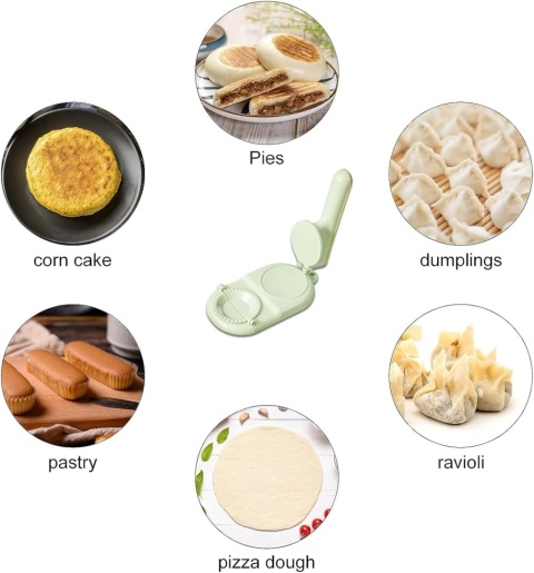 MASZYNKA FORMA DO LEPIENIA PIEROGÓW KÓŁKA PIEROŻNICA PIEROGARKA 2w1