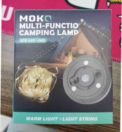 MoKo 3 w 1 akumulatorowe lampki zwijane z 8 trybami wodoodporna 10 m