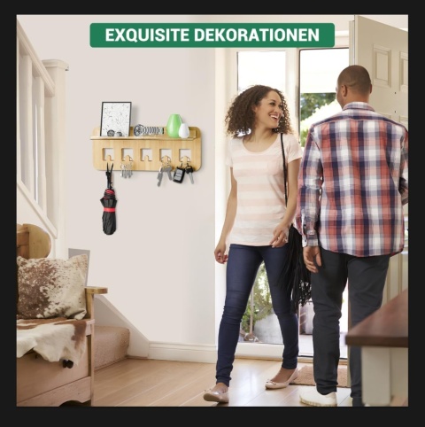 Organizer na klucze - wieszak - 30cm x 14cm - przedpokój - korytarz