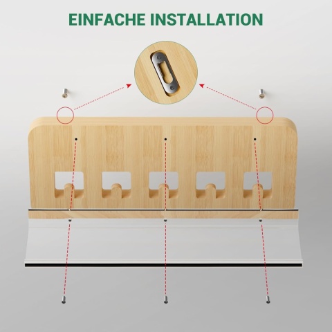 Organizer na klucze - wieszak - 30cm x 14cm - przedpokój - korytarz
