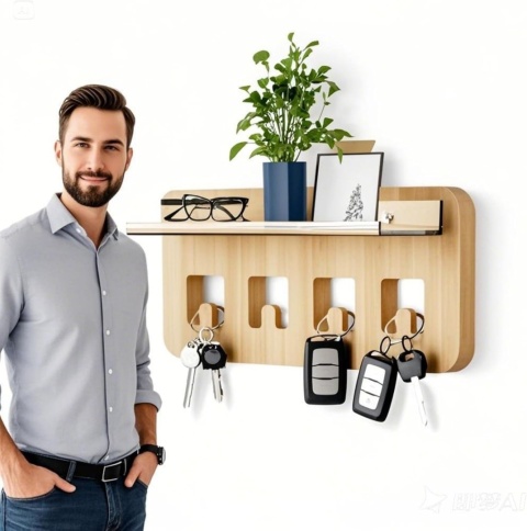 Organizer na klucze - wieszak - 30cm x 14cm - przedpokój - korytarz