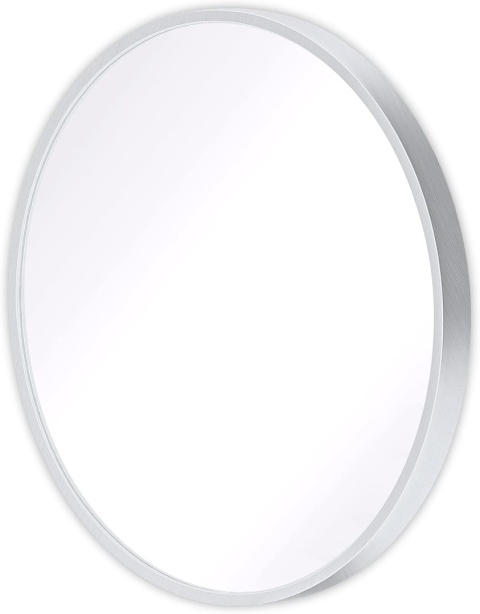 Produkt bez nazwDripex Okrągłe Lustro Ścienne 40 cm aluminiowa rama