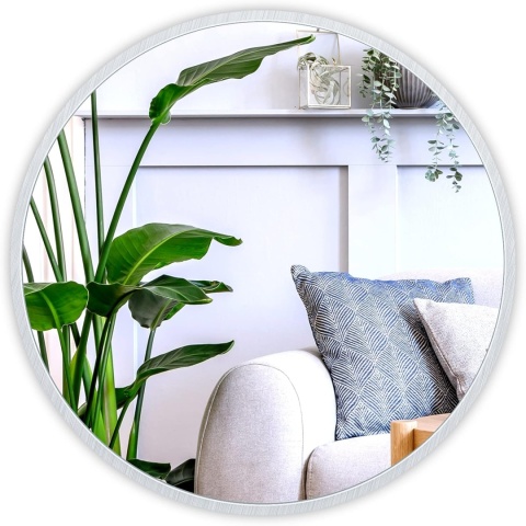 Produkt bez nazwDripex Okrągłe Lustro Ścienne 40 cm aluminiowa rama