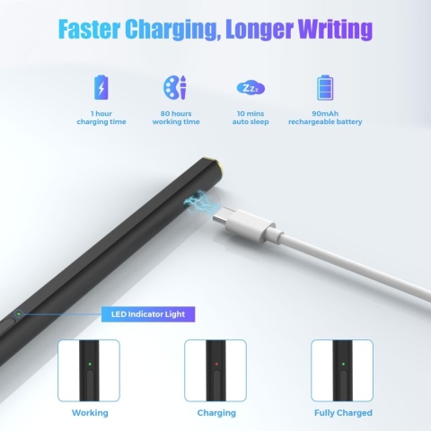 Rysik MoKo do Surface, szybko ładujący się rysik Surface do Microsoft