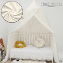 SESAMIS baldachim Moskitiera do łóżka 240 cm