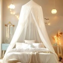 SESAMIS baldachim Moskitiera do łóżka 240 cm