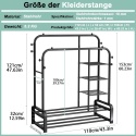 SMILOVII Wielofunkcyjny wolnostojący wieszak z podwójną konstrukcją
