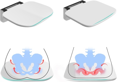 Siedzisko krzesło prysznicowe składane stołek fotel prysznicowy