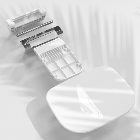 Siedzisko krzesło prysznicowe składane stołek fotel prysznicowy