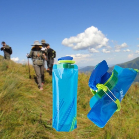 Składane butelki na wodę OPPO, wielokrotnego użytku bez BPA 3 sztuki