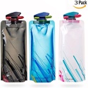 Składane butelki na wodę OPPO, wielokrotnego użytku bez BPA 3 sztuki