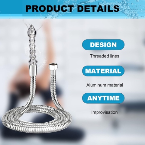 Słuchawka prysznicowa , 7 otworów, aluminiowa dysza wodna