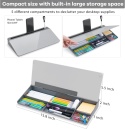Szklana tabliczka na biurko pozioma 46x15cm organizer