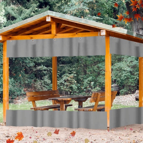 TRANSPARENTNA ZASŁONA ZEWNĘTRZNA PCV PLANDEKA WODOODPORNA