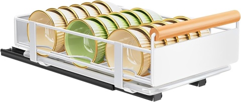 Wysuwany organizer do szafek, szuflada 26 x 41 x 8 cm biala