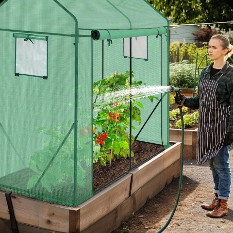 Szklarnia ogrodowa Grow House ze wzmocnioną pokrywą 200x80x170cm