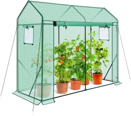 Szklarnia ogrodowa Grow House ze wzmocnioną pokrywą 200x80x170cm