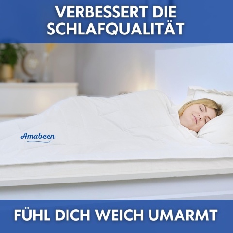 Amabeen Kołdra Obciążeniowa 135x200 cm 3kg Bawelna