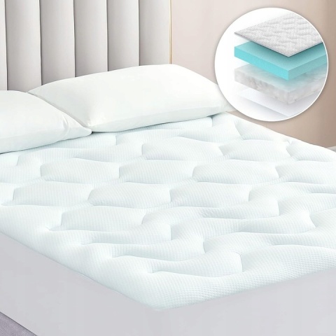 EHEYCIGA Żelowy materac nawierzchniowy, 180 X 200 cm memory foam