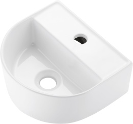 KES Mała umywalka łazienkowa 30 cm × 28 cm, ceramiczna