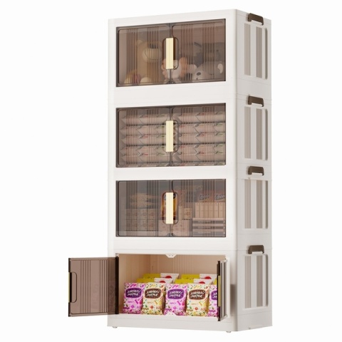 Naviconvex 3-poziomowe plastikowe szuflady do przechowywania 98 cm