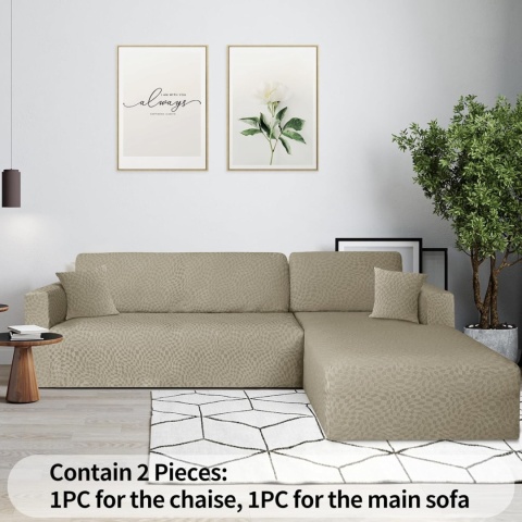 Uniwersalny pokrowiec na sofę 2-osobowa 145x185 cm naroznik Ystyle