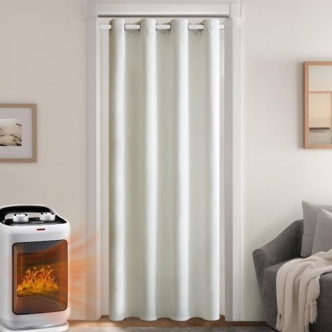 MIULEE Zasłona termiczna z izolacją zimną i ciepłą termiczną 175x132cm