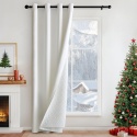 MIULEE Zasłona termiczna z izolacją zimną i ciepłą termiczną 175x132cm