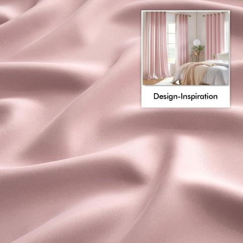 MIULEE Zasłona zestaw 2 sztuk, wys. 245 x szer. 140 cm zaciemniające